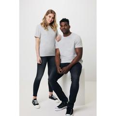 Vue T-shirt en coton recyclé non teinté Iqoniq Manuel de couleur gris| Krokrodeal