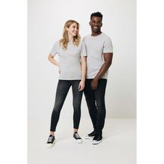 Vue T-shirt en coton recyclé non teinté Iqoniq Manuel de couleur gris| Krokrodeal
