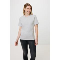 Vue T-shirt en coton recyclé non teinté Iqoniq Manuel de couleur gris| Krokrodeal
