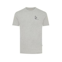 Vue T-shirt en coton recyclé non teinté Iqoniq Manuel de couleur gris| Krokrodeal