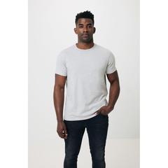 Vue T-shirt en coton recyclé non teinté Iqoniq Manuel de couleur gris| Krokrodeal