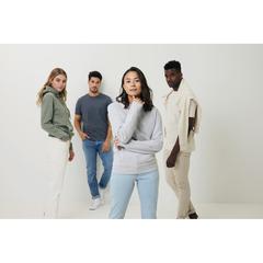 Vue T-shirt en coton recyclé non teinté Iqoniq Manuel de couleur gris| Krokrodeal