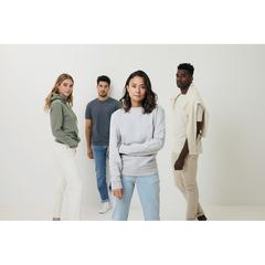 Vue T-shirt en coton recyclé non teinté Iqoniq Manuel de couleur gris| Krokrodeal