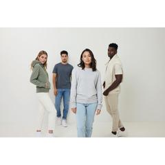 Vue T-shirt en coton recyclé non teinté Iqoniq Manuel de couleur gris| Krokrodeal