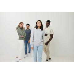 Vue T-shirt en coton recyclé non teinté Iqoniq Manuel de couleur gris| Krokrodeal