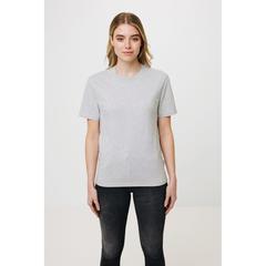 Vue T-shirt en coton recyclé non teinté Iqoniq Manuel de couleur gris| Krokrodeal