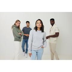 Vue T-shirt en coton recyclé non teinté Iqoniq Manuel de couleur gris| Krokrodeal
