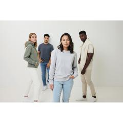 Vue T-shirt en coton recyclé non teinté Iqoniq Manuel de couleur gris| Krokrodeal