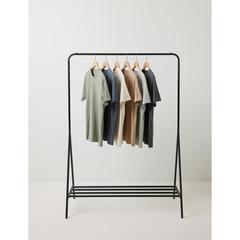 Vue T-shirt en coton recyclé non teinté Iqoniq Manuel de couleur gris| Krokrodeal