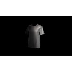 Vue T-shirt en coton recyclé non teinté Iqoniq Manuel de couleur gris| Krokrodeal