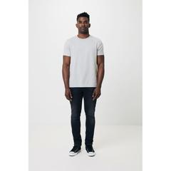 Vue T-shirt en coton recyclé non teinté Iqoniq Manuel de couleur gris| Krokrodeal
