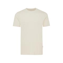 Vue T-shirt en coton recyclé non teinté Iqoniq Manuel de couleur beige| Krokrodeal
