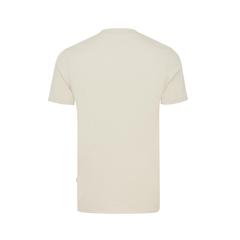 Vue T-shirt en coton recyclé non teinté Iqoniq Manuel de couleur beige| Krokrodeal