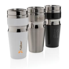 Vue Mug Contour de couleur blanc| Krokrodeal