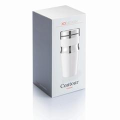 Vue Mug Contour de couleur blanc| Krokrodeal