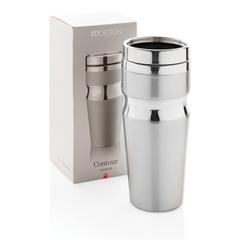 Vue Mug Contour de couleur gris| Krokrodeal