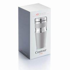 Vue Mug Contour de couleur gris| Krokrodeal