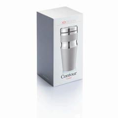 Vue Mug Contour de couleur gris| Krokrodeal