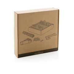 Vue Set de jeux 5 en 1 en bois de couleur blanc| Krokrodeal
