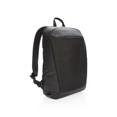 Vue Sac à dos antivol et anti RFID Madrid de couleur noir| Krokrodeal