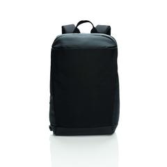 Vue Sac à dos antivol et anti RFID Madrid de couleur noir| Krokrodeal