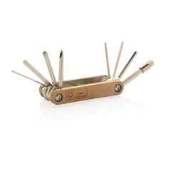 Vue Outil multifonctions avec clé Allen en bois de couleur marron| Krokrodeal