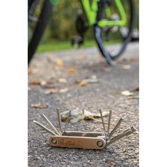 Vue Outil multifonctions avec clé Allen en bois de couleur marron| Krokrodeal