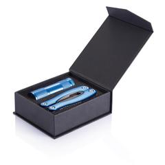 Vue Outil multifonctions et torche de couleur bleu| Krokrodeal
