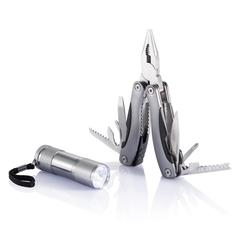Vue Outil multifonctions et torche de couleur gris| Krokrodeal