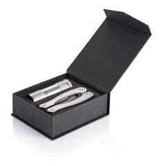 Vue Outil multifonctions et torche de couleur gris| Krokrodeal