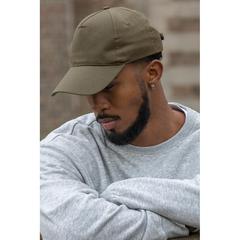 Vue Casquette 5 panneaux en coton recyclé 190gr IMPACT de couleur vert| Krokrodeal