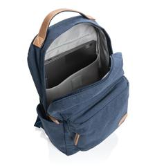Vue Sac à dos Impact AWARE™ en toile 16oz recyclé de couleur bleu| Krokrodeal