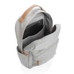 Vue Sac à dos Impact AWARE™ en toile 16oz recyclé de couleur gris| Krokrodeal