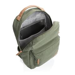 Vue Sac à dos Impact AWARE™ en toile 16oz recyclé de couleur vert| Krokrodeal