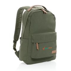 Vue Sac à dos Impact AWARE™ en toile 16oz recyclé de couleur vert| Krokrodeal