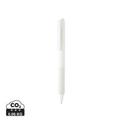 Vue Stylo X9 avec grip silicone de couleur blanc| Krokrodeal