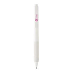 Vue Stylo X9 avec grip silicone de couleur blanc| Krokrodeal