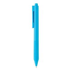 Vue Stylo X9 avec grip silicone de couleur bleu| Krokrodeal