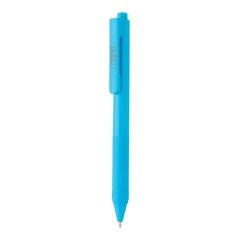 Vue Stylo X9 avec grip silicone de couleur bleu| Krokrodeal