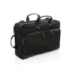 Vue Sac à dos 2-en-1 pour ordinateur portable Swiss Peak AWARE™ de couleur noir| Krokrodeal