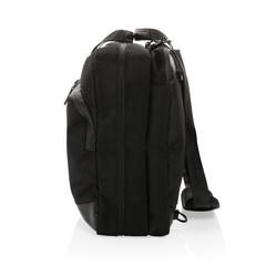Vue Sac à dos 2-en-1 pour ordinateur portable Swiss Peak AWARE™ de couleur noir| Krokrodeal