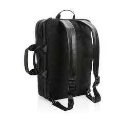 Vue Sac à dos 2-en-1 pour ordinateur portable Swiss Peak AWARE™ de couleur noir| Krokrodeal