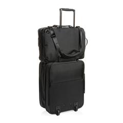 Vue Sac à dos 2-en-1 pour ordinateur portable Swiss Peak AWARE™ de couleur noir| Krokrodeal