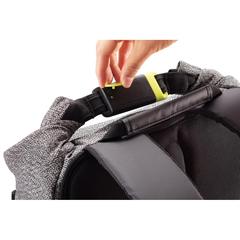 Vue Sac à dos antivol et anti-lacération Urban de couleur gris| Krokrodeal