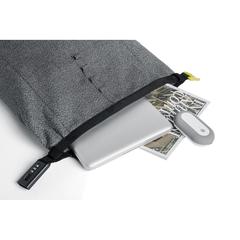 Vue Sac à dos antivol et anti-lacération Urban de couleur gris| Krokrodeal
