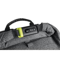 Vue Sac à dos antivol et anti-lacération Urban de couleur gris| Krokrodeal
