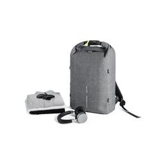 Vue Sac à dos antivol et anti-lacération Urban de couleur gris| Krokrodeal