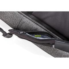 Vue Sac à dos antivol et anti-lacération Urban de couleur gris| Krokrodeal