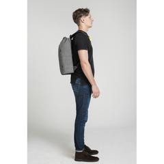 Vue Sac à dos antivol et anti-lacération Urban de couleur gris| Krokrodeal