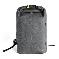 Vue Sac à dos antivol et anti-lacération Urban de couleur gris| Krokrodeal